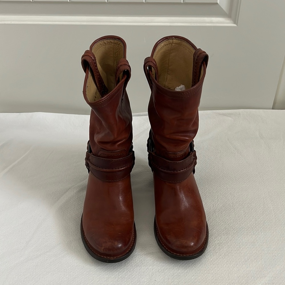 Frye Carmen Harness Short Boots